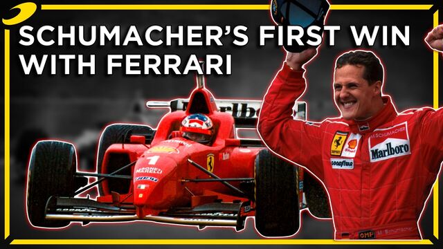 How Schumacher Scored His First Ferrari Win - 1996 Spanish GP