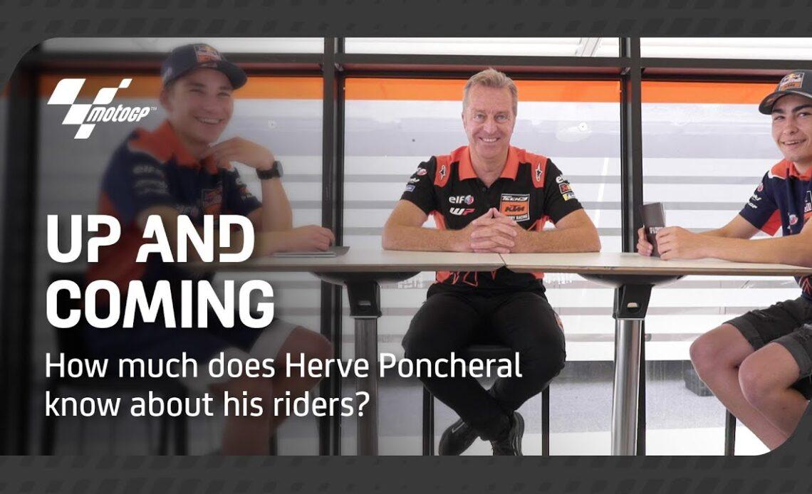 How much does Herve Poncheral know about his riders? | Up and Coming
