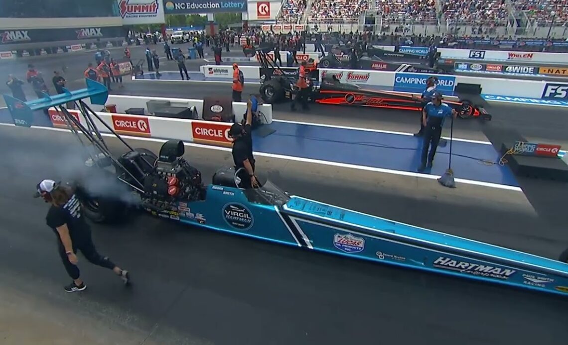 Jasmine Salinas, Megan Smith, Dan Mercier, Mick Steele, Top Alcohol Dragster, Rnd 2 Eliminations, C