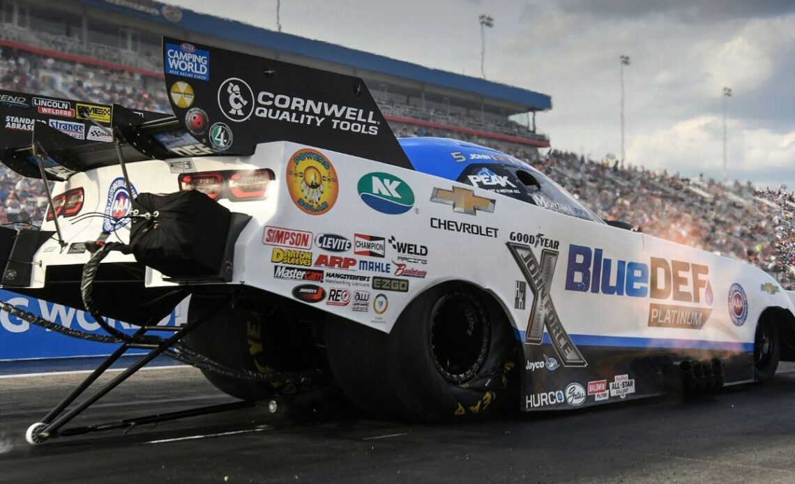 John Force, 72, has 'a good day,' tops Funny Car qualifying at Circle K NHRA Four-Wide Nationals