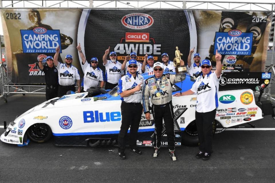 John Force Dominates Four-Wide Nationals, Earns Win No. 155
