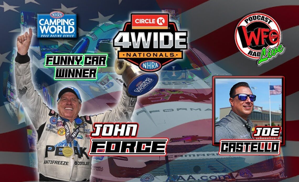 John Force - Funny Car Winner - Circle K 4 Wide NHRA Nationals 5/5/2022