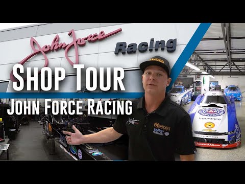 John Force Racing Shop Tour with Austin Prock