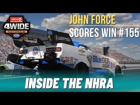 John Force Scores Career Win #155 | 2022 Circle K NHRA 4-Wide Nationals | INSIDE THE NHRA