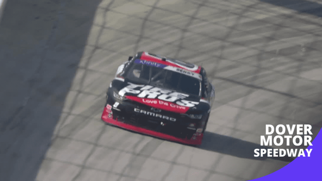 Josh Berry gets the checkered flag at Dover