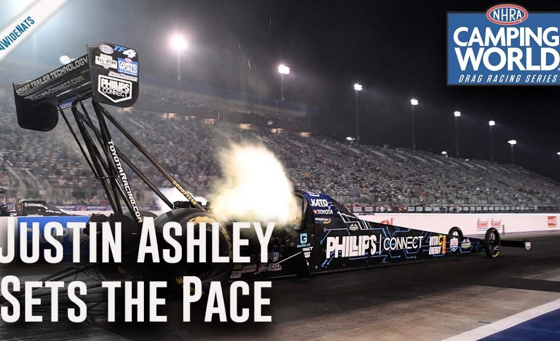 Justin Ashley takes first career No. 1 qualifier