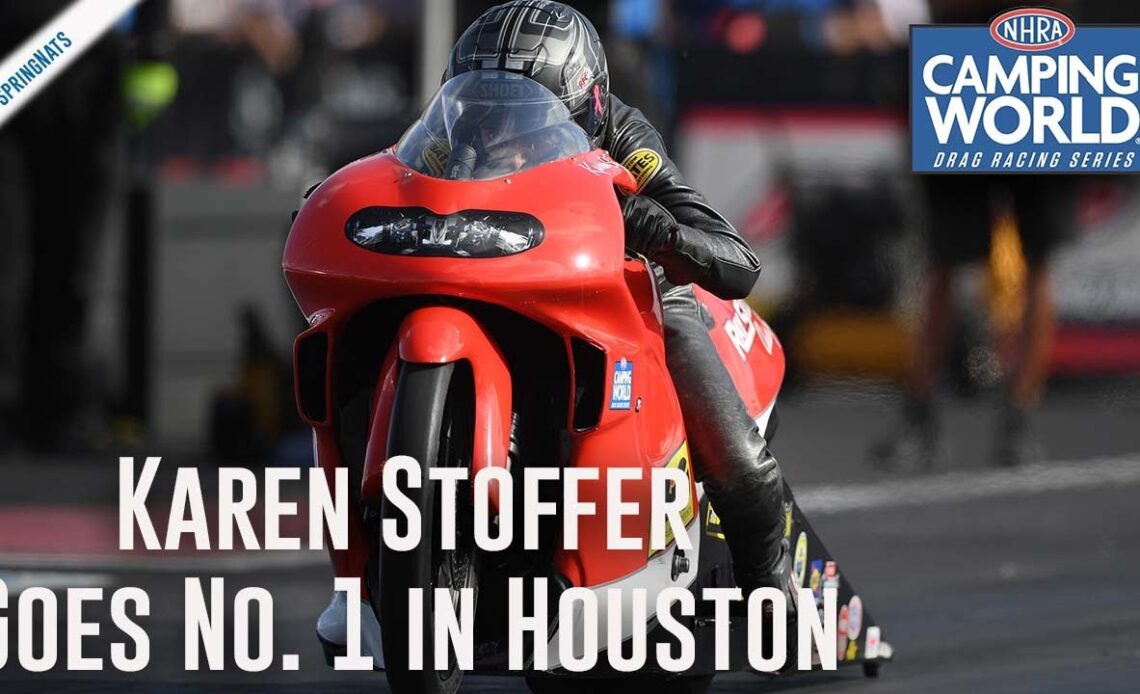 Karen Stoffer takes first No. 1 qualifier of the season in Houston