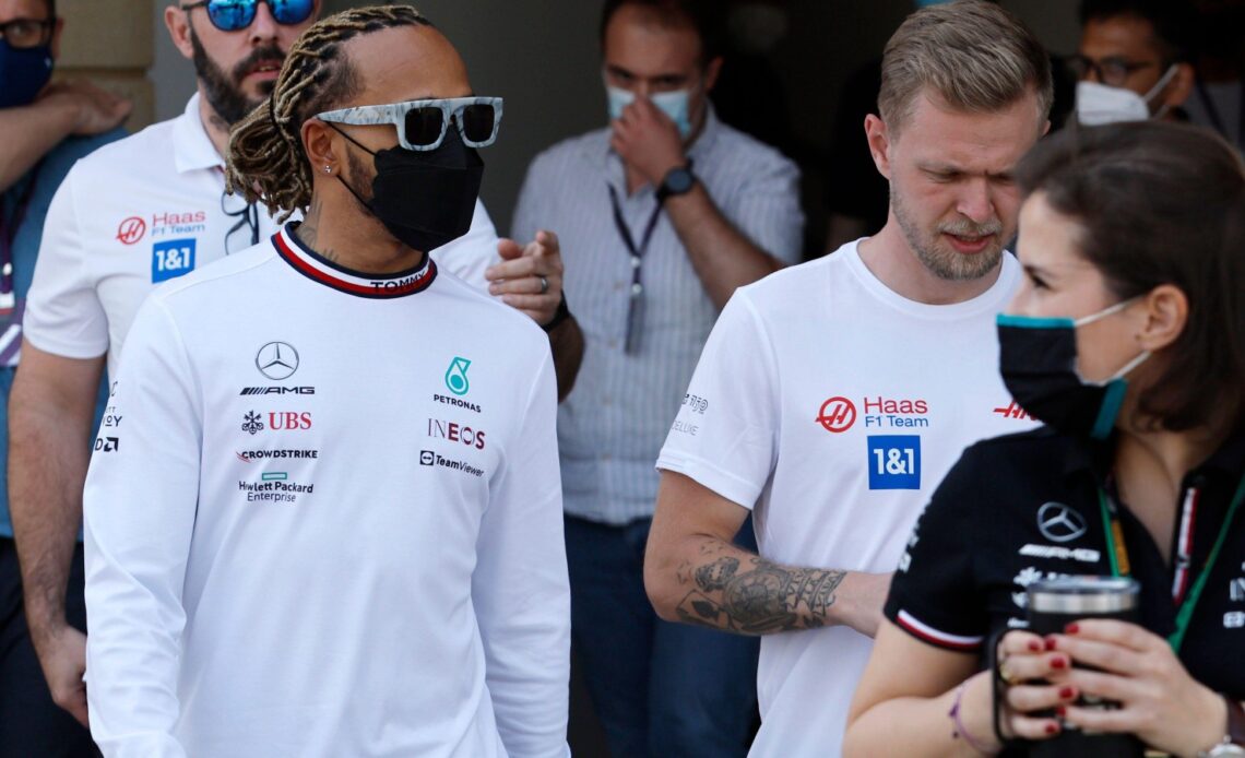 Kevin Magnussen says it was race over after Lewis Hamilton hit in Spain