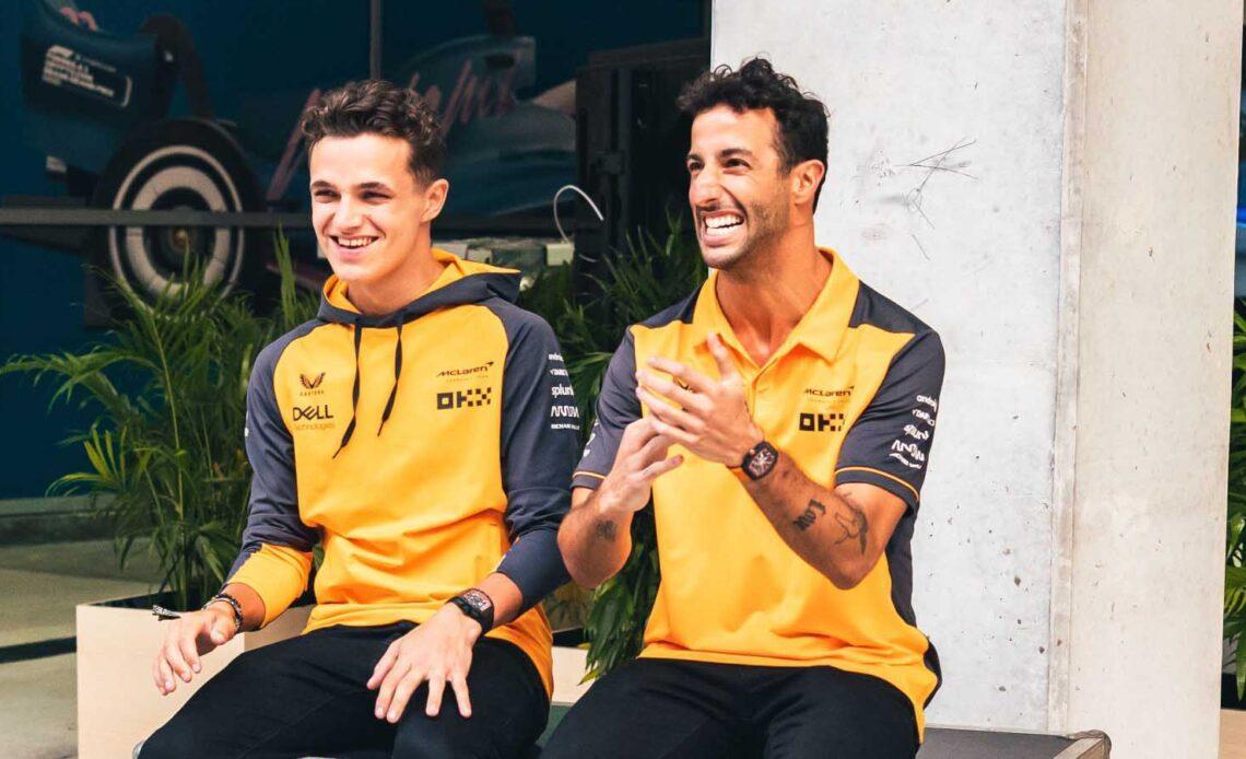 Lando Norris and Daniel Ricciardo share 'naughty' hotel party tales