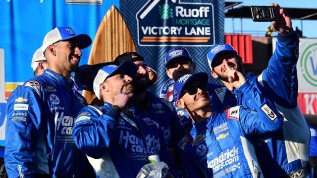 Larson Wins Action Packed NASCAR WISE Power 400 in California – RacingJunk News