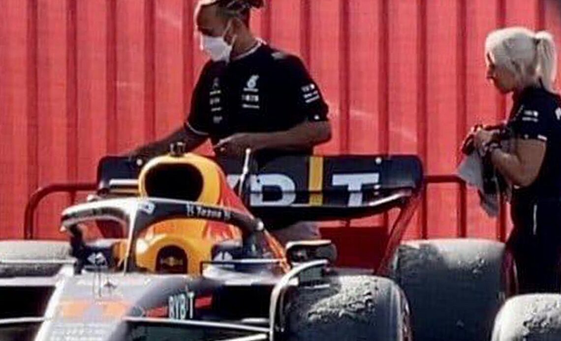 Leaked Hamilton photo prompts Spanish GP parc ferme intrigue