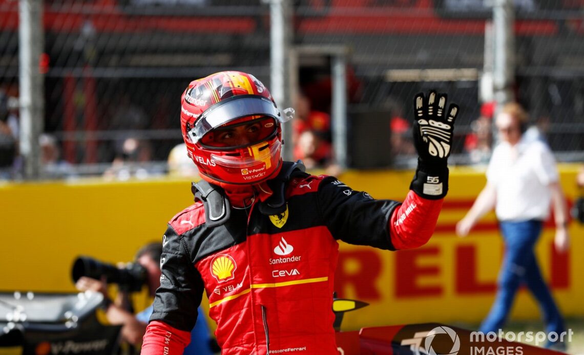 Carlos Sainz, Ferrari, after Qualifying