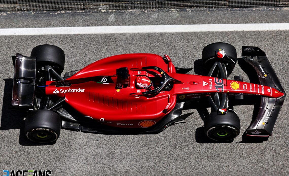 Leclerc leads Ferrari one-two in busy start to practice in Spain · RaceFans