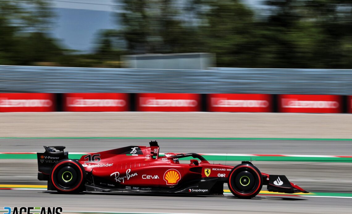 Charles Leclerc, Ferrari, Circuit de Catalunya, 2022