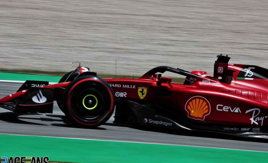 Charles Leclerc, Ferrari, Circuit de Barcelona-Catalunya, 2022