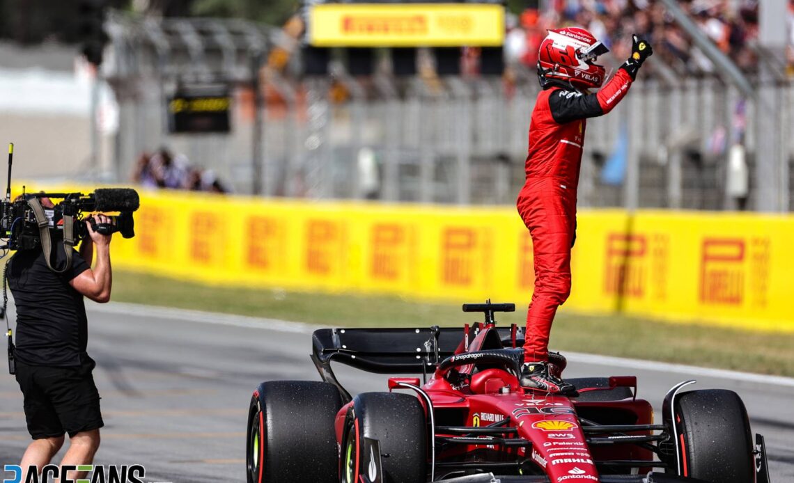 Charles Leclerc, Ferrari, Circuit de Barcelona-Catalunya, 2022