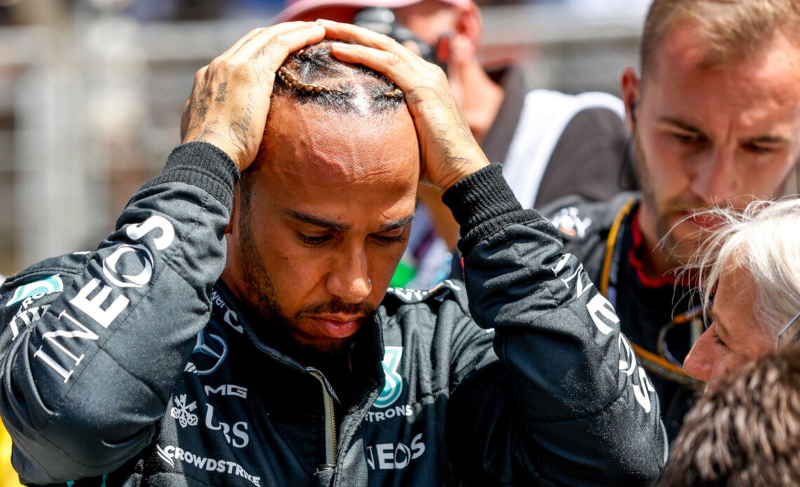 Lewis Hamilton defends his call to retire the car at the Spanish GP