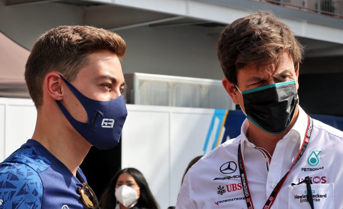 Lewis Hamilton/George Russell racing as team-mates should