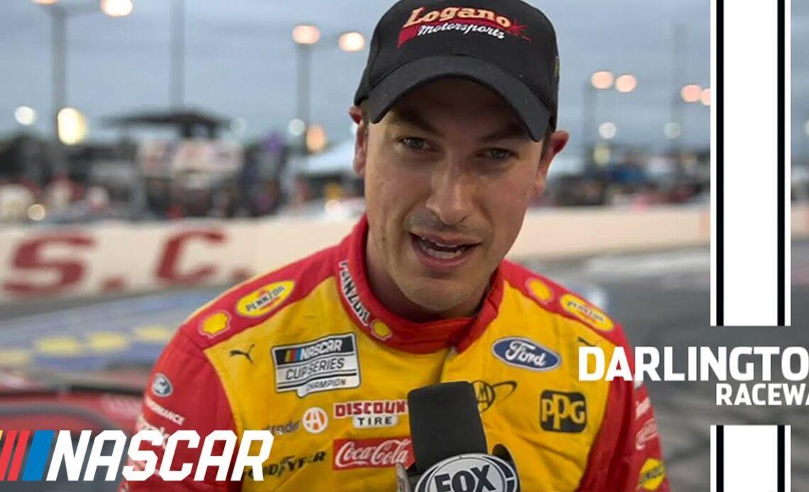 Logano: 'You're not going to put me in the wall and not get anything back'