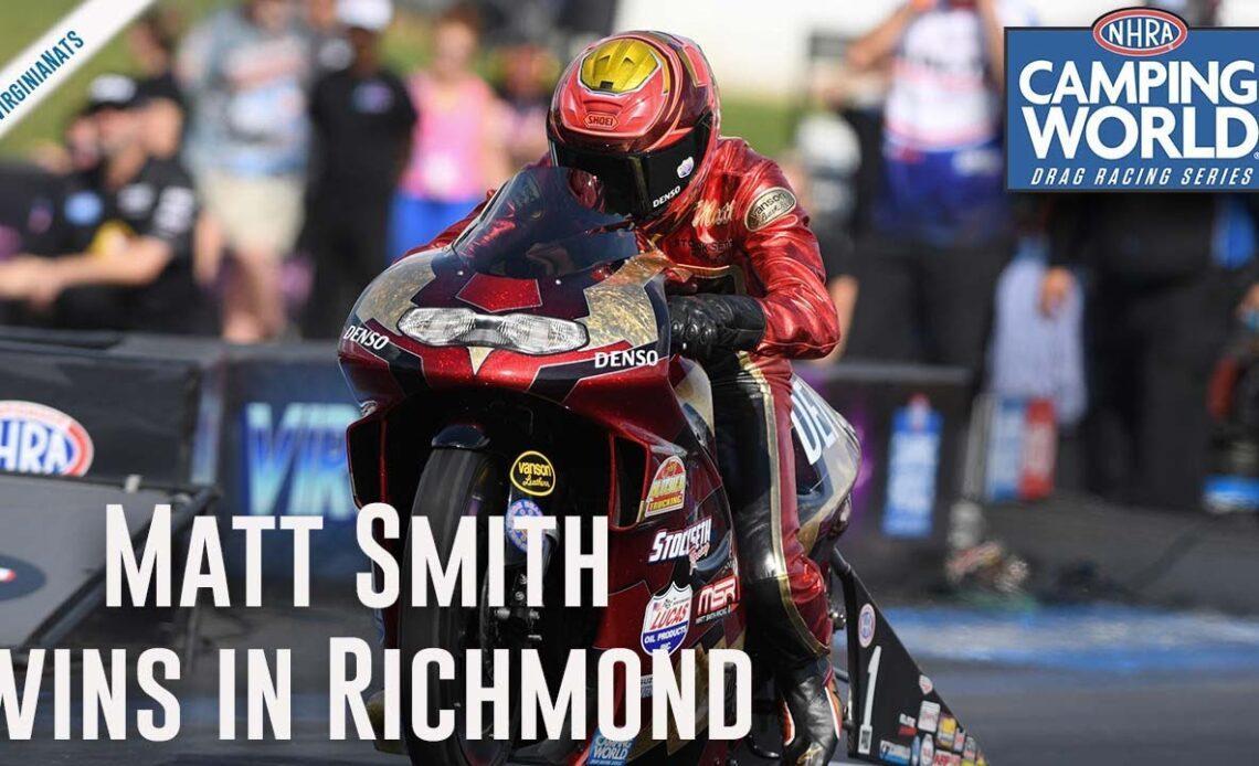 Matt Smith wins in Richmond