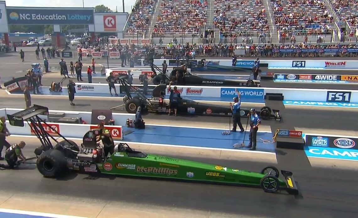 Matthew Cummings, Robin Samsel, Jasmine Salinas, Taylor Vetter, Top Alcohol Dragster, Qualifying Rnd