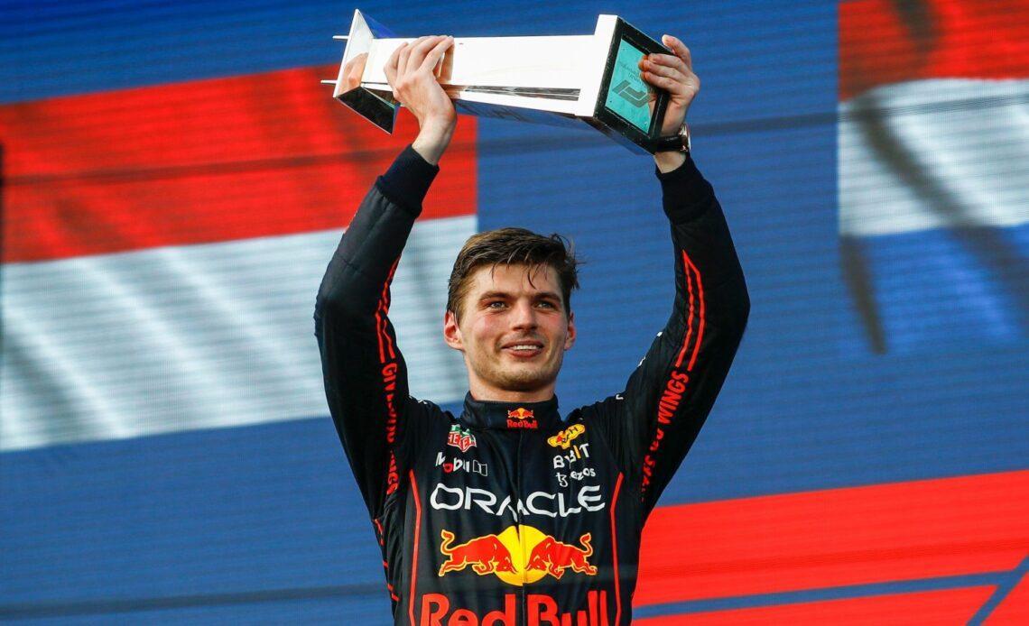 Max Verstappen is now in the top 10 on the all-time list of Formula 1 podium finishes