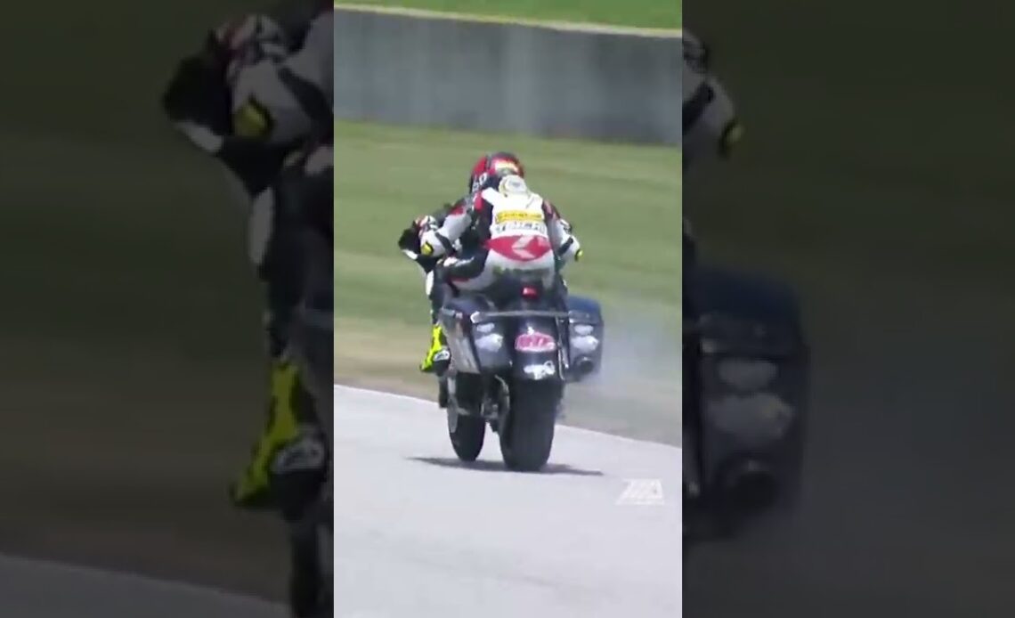 Michael Barnes: #Bagger #Wheelie at Road America #shorts