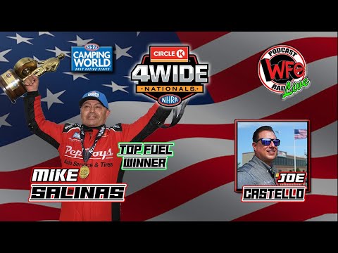 Mike Salinas - Top Fuel Winner - Circle K 4 Wide NHRA Nationals 5/4/2022
