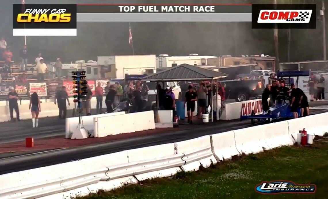 Mitch King, Dave Gallegos, Top Fuel Dragster Match Race Rnd 2, Car Chaos Cajun Nationals State Capit