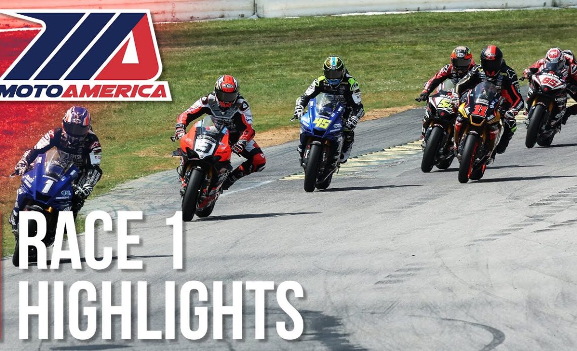 MotoAmerica Medallia Superbike Race 1 Highlights at VIR 2022