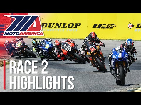MotoAmerica Medallia Superbike Race 2 Highlights at VIR 2022