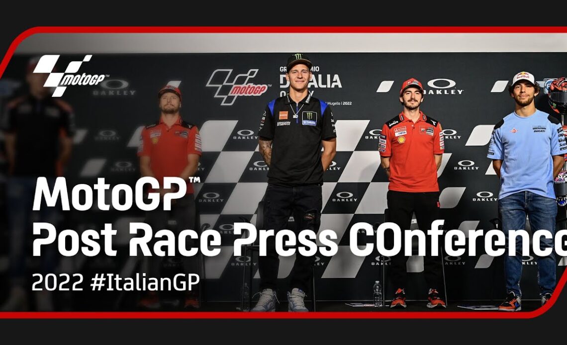 #MotoGP Post Race Press Conferece | 2022 #ItalianGP