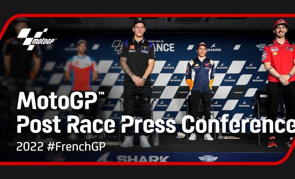 #MotoGP Post Race Press Conference | 2022 #FrenchGP