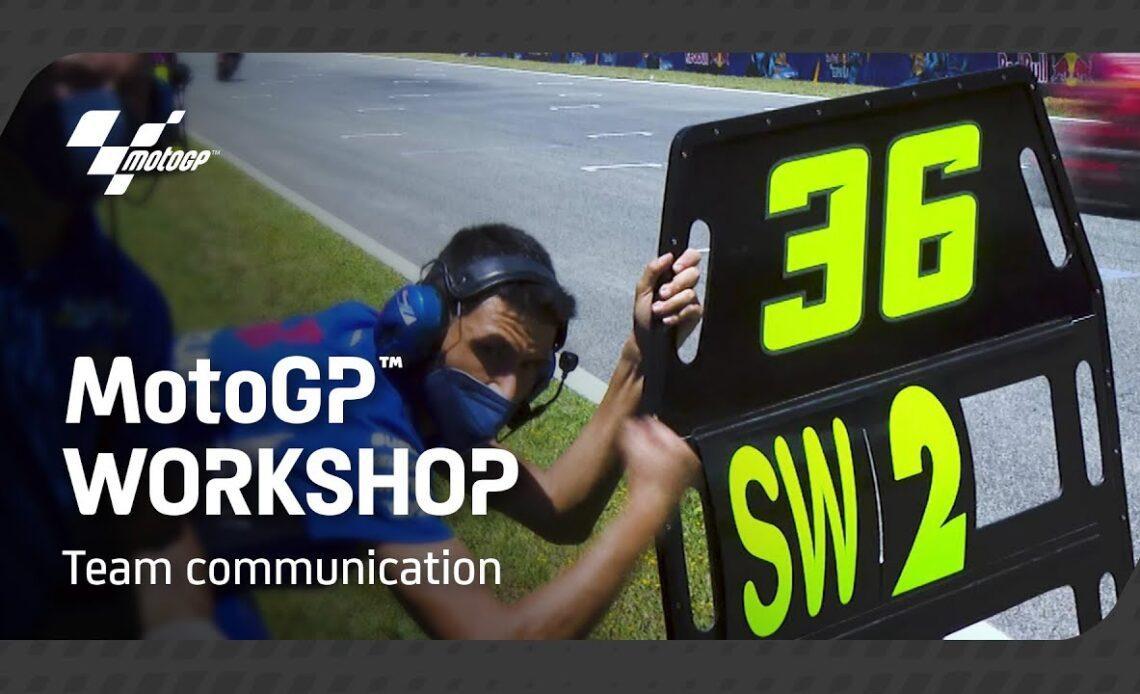 MotoGP™ Workshop | Team communication