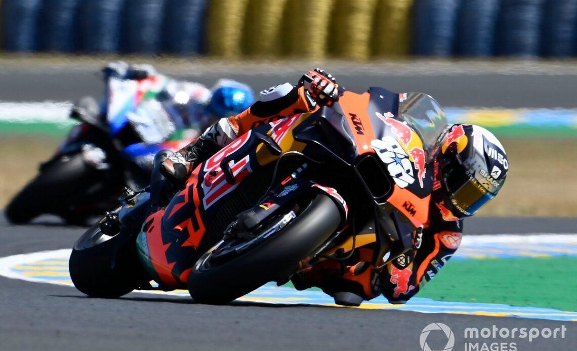 KTM rider Oliveira fell twice on Friday, and cited that the track was