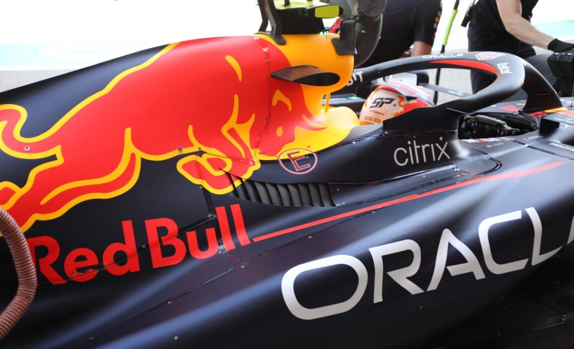 Red Bull Racing RB18 side detail