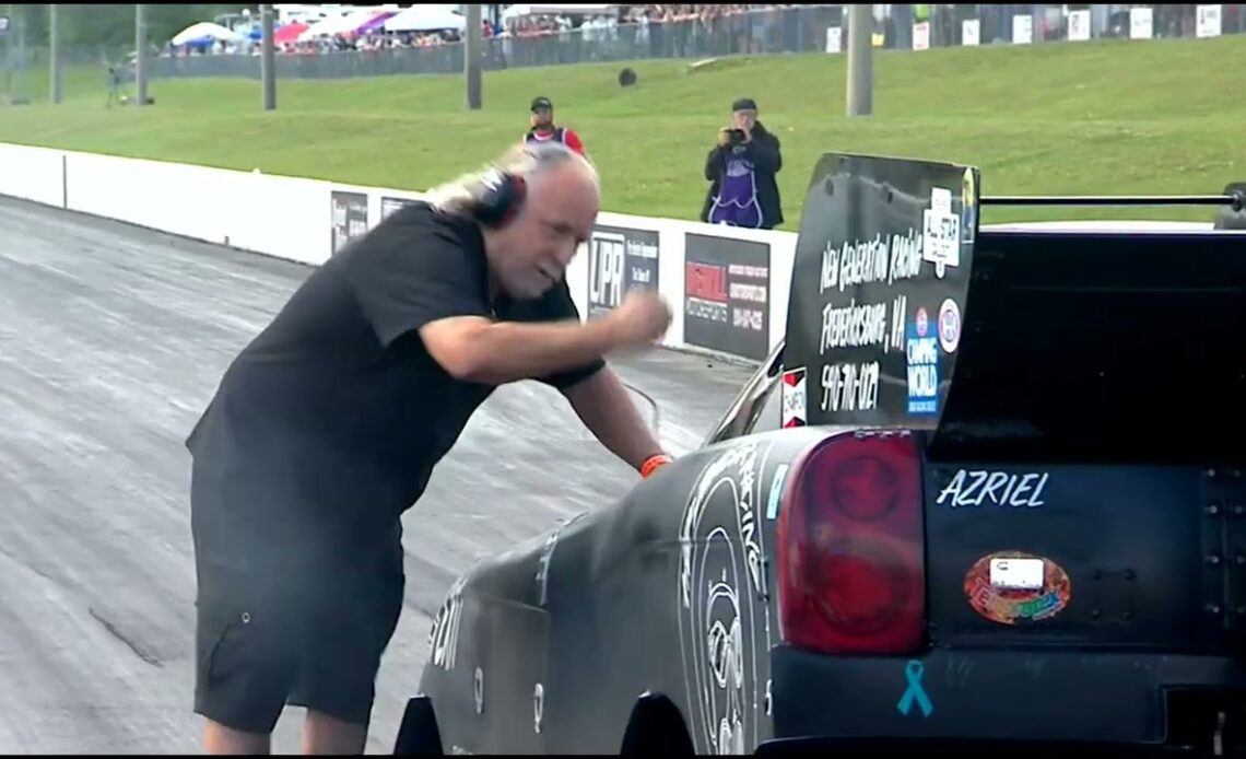 Phil Burkhart Jr  Top Fuel Funny Car Qualifying Rnd  1 Virginia Nationals, Virginia Motorsports Park