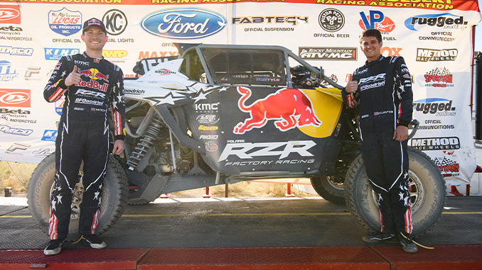 Polaris RZR Factory Racing’s Mitch Guthrie Jr. Scores Impressive Second Overall in 1500 Unlimited Buggy Class and First UTV in All-New RZR Pro R