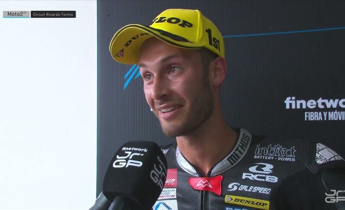 Race Winner's Interview: Lukas Tulovic | 2022 Valencia Round 2 | Moto2