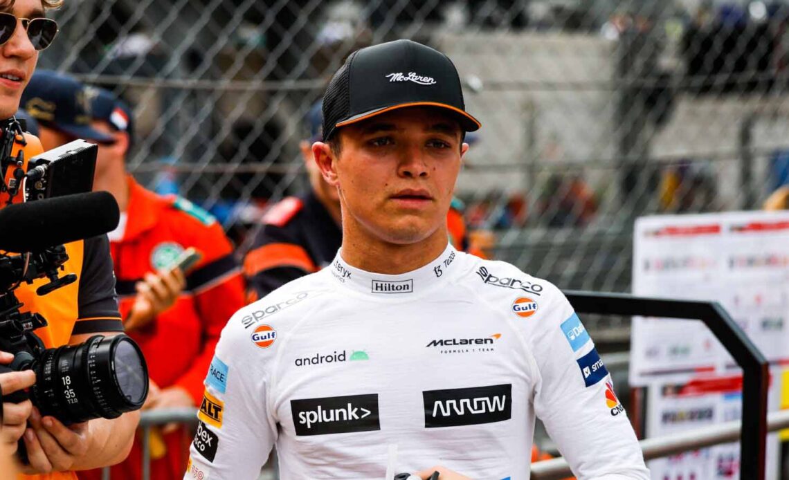 Recovering Lando Norris no longer a 'passenger' in his car