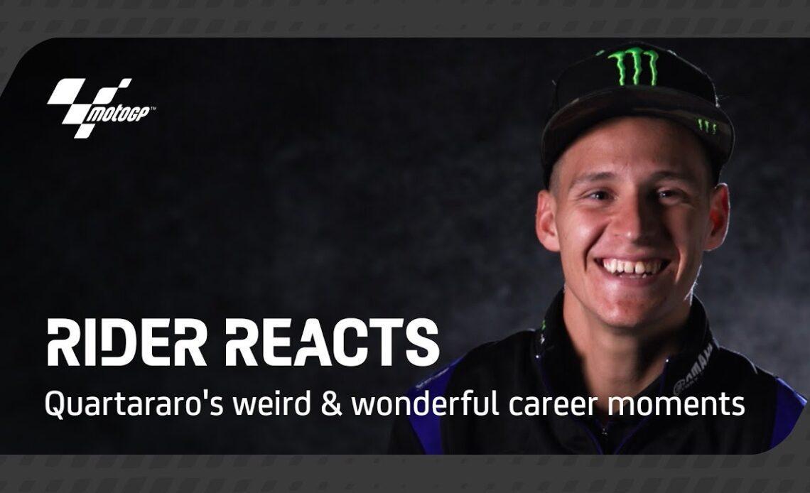Rider Reacts | Quartararo's weird & wonderful career moments