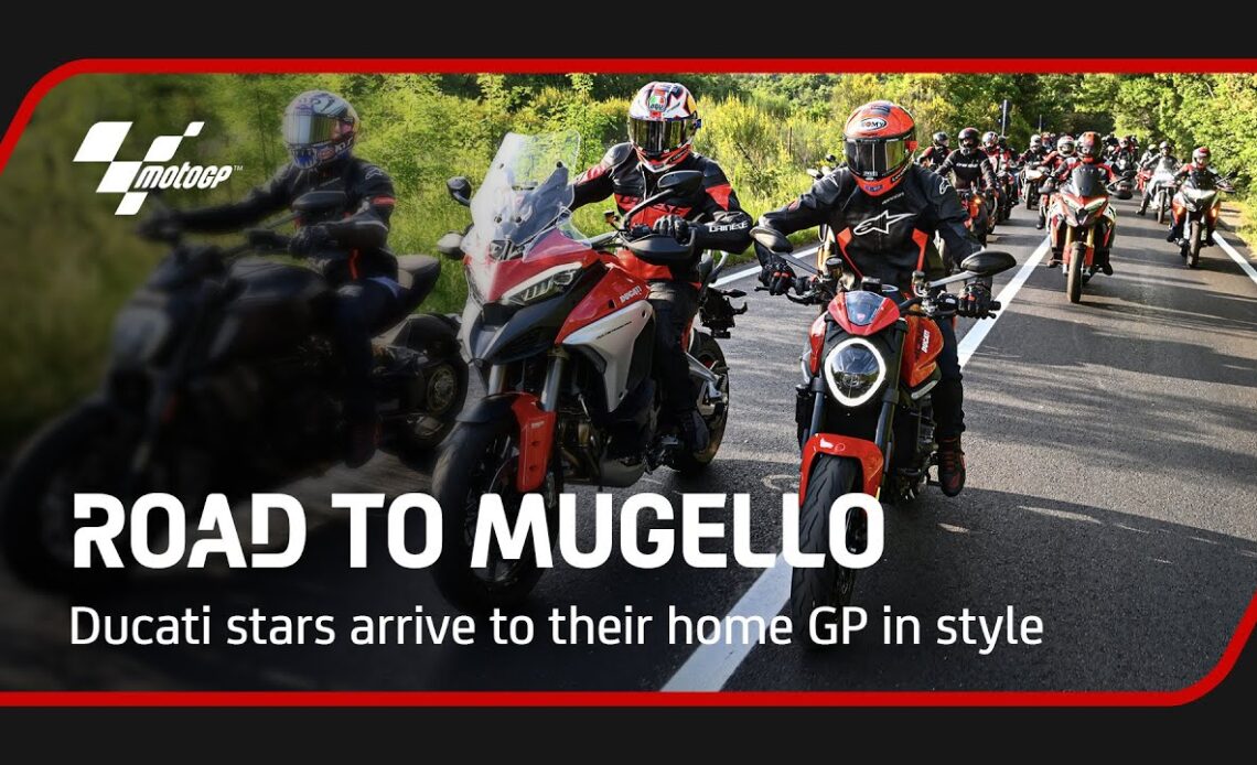 Road to Mugello: Ducati stars arrive to their home GP in style | 2022 #ItalianGP