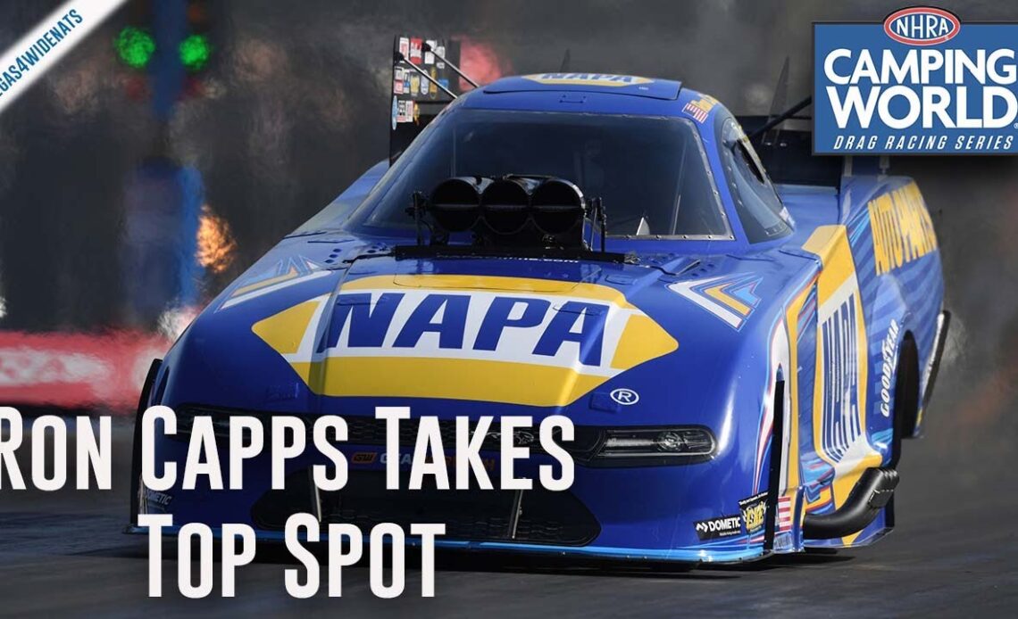 Ron Capps takes his second No. 1 qualifier of the season