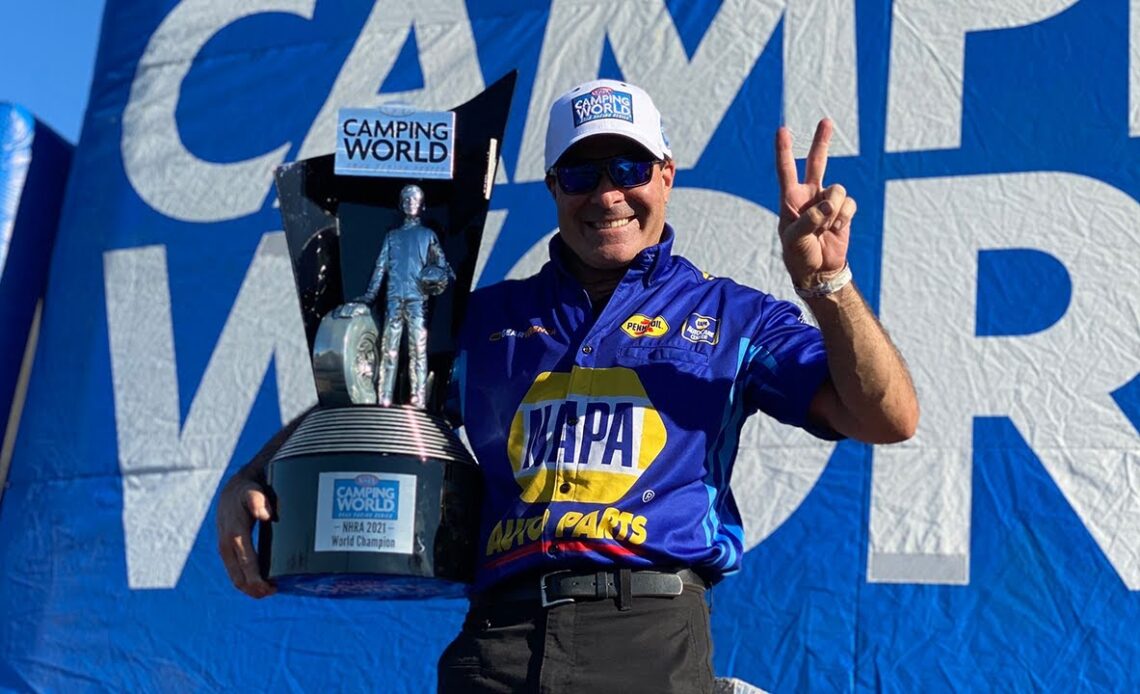 Ron Capps wins second NHRA Funny Car Championship