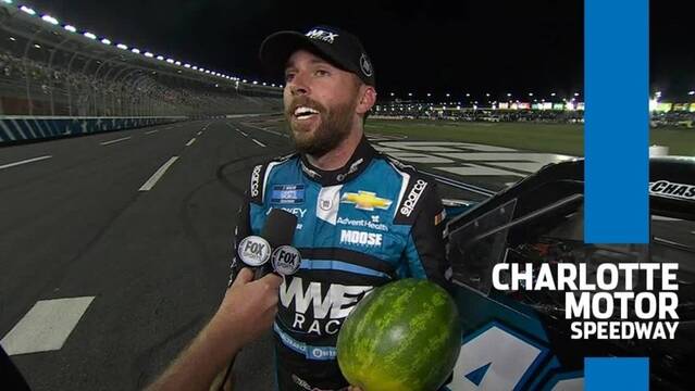 Ross Chastain salutes Carson Hocevar after dramatic Truck Series win