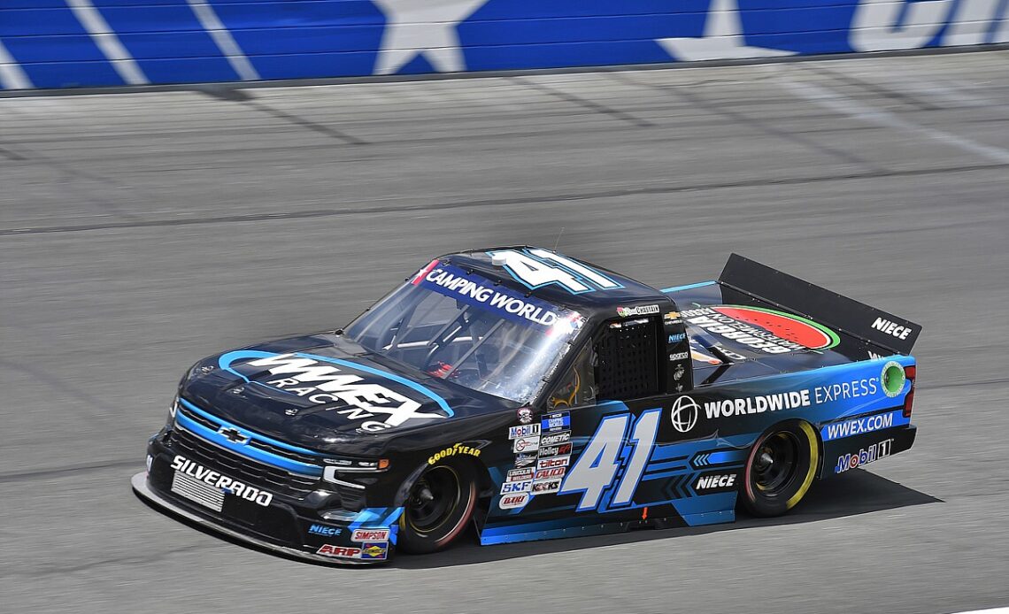Ross Chastain wins Charlotte Truck race in dramatic finish