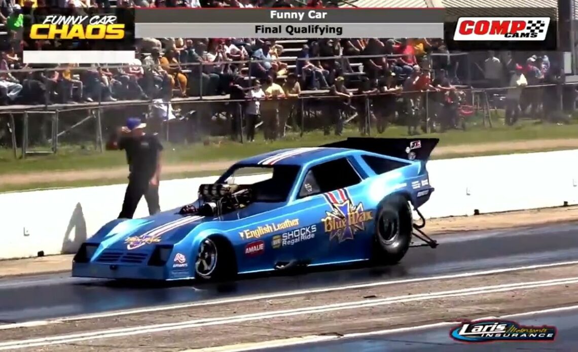 Scott Pareso, Ronny Young Blue Max FC, Final Qualifying, Funny Car Chaos Cajun Nationals State Capit
