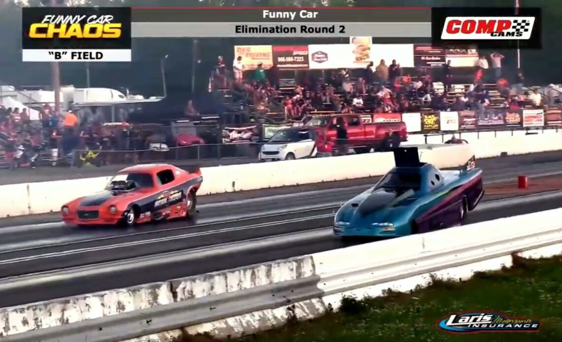 Smiley Cordero Maximum Overdrive FC, Scott Pareso FC, Semi Final Eliminations, Funny Car Chaos