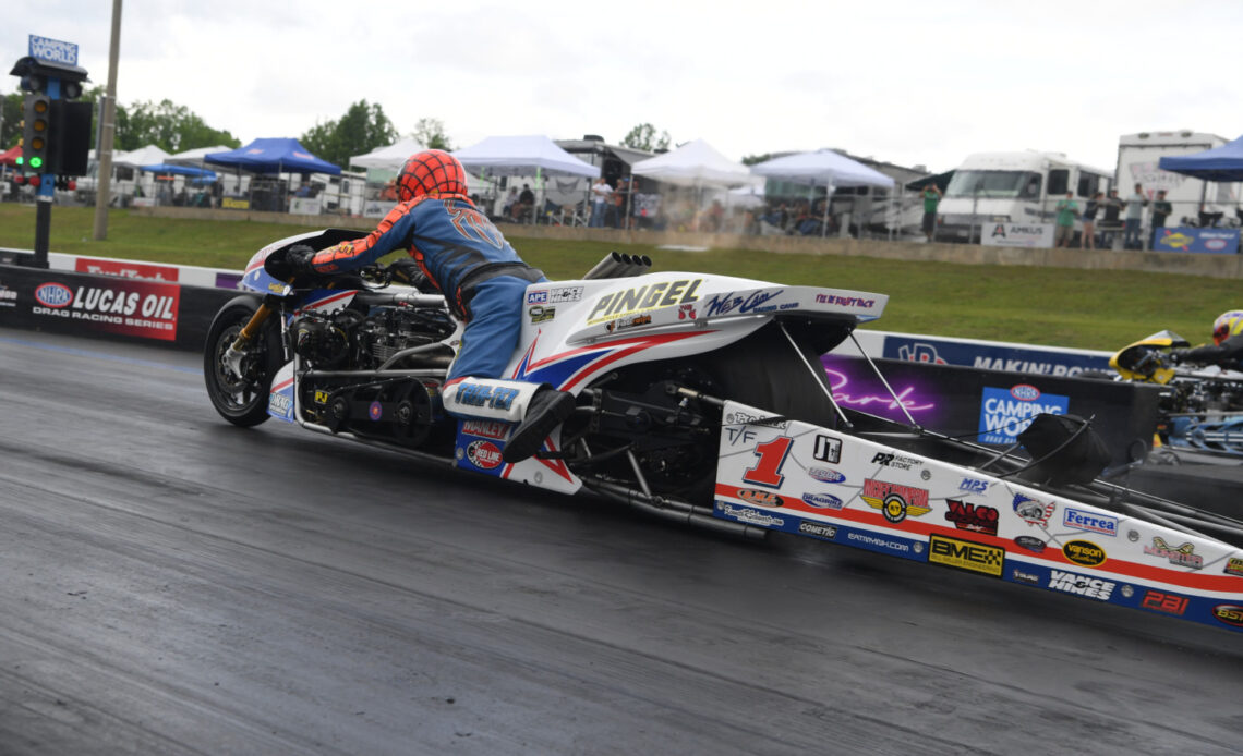 "Spiderman" Makes Motorcycle World Record 268 MPH Blast!