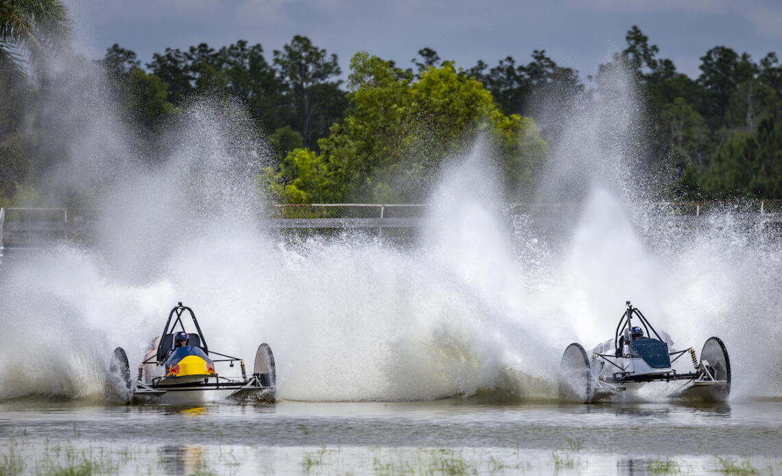 Swamp Buggy racing in Everglades